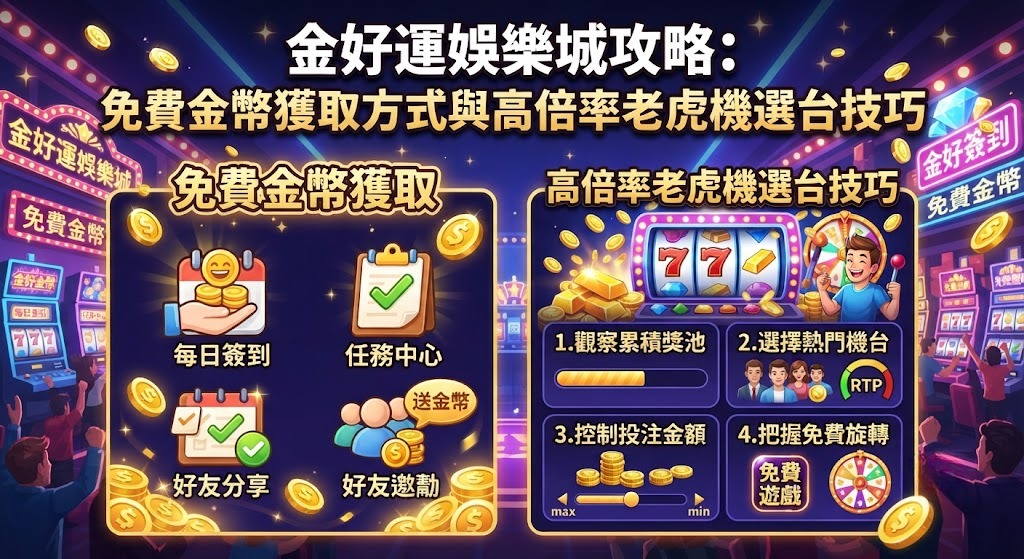 立即掌握金好運老虎機獨家選台技巧，拉高爆分機率！