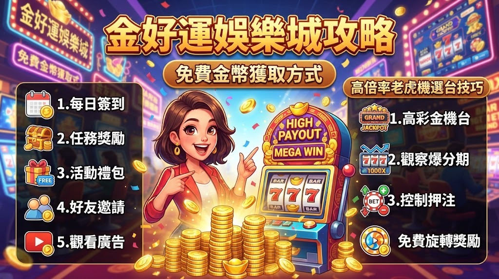 立即掌握金好運老虎機獨家選台技巧，拉高爆分機率！